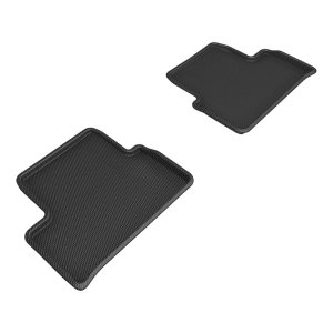 BMW I4 Floor Mats - Rear - 3D MAXpider - Kagu Series - Black - `22-`24
